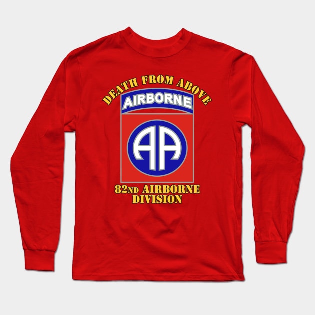 82nd Airborne Division Long Sleeve T-Shirt by MBK